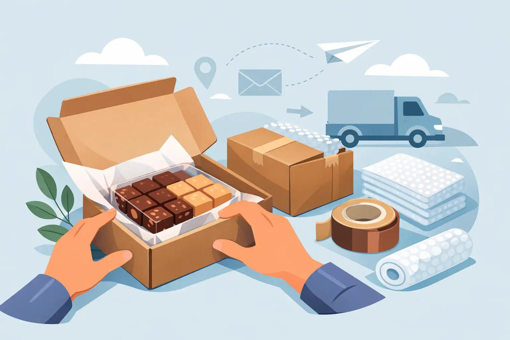 How to Send Fudge by Post Without a Sticky Mess