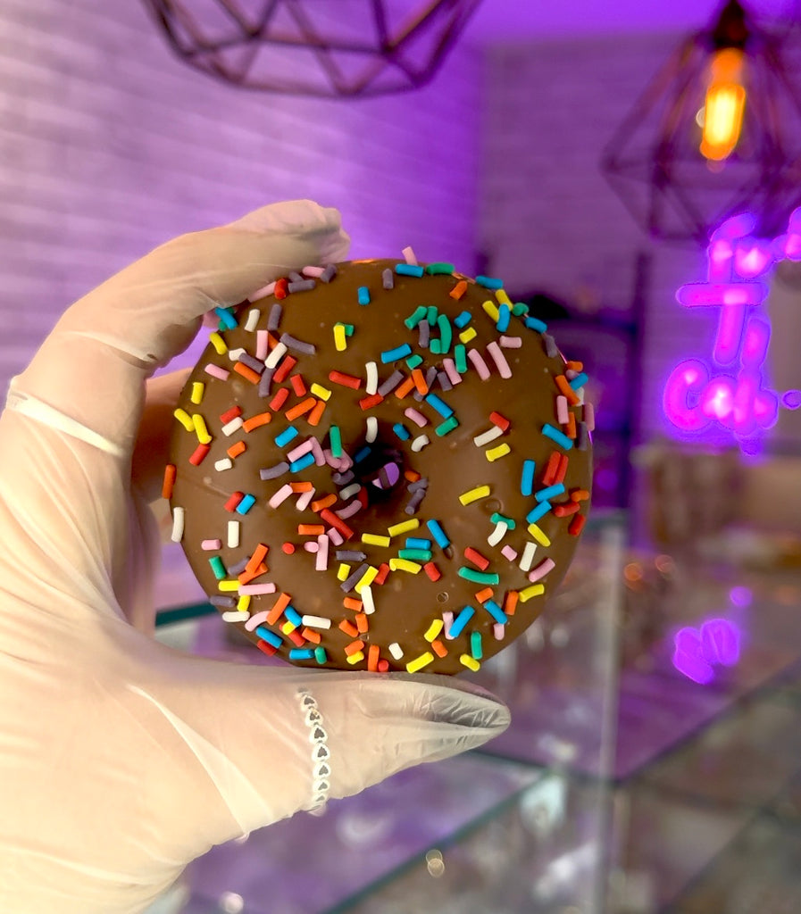 Vanilla Fudge Donut with Belgian Milk Chocolate *Posted in 1-3 working days*
