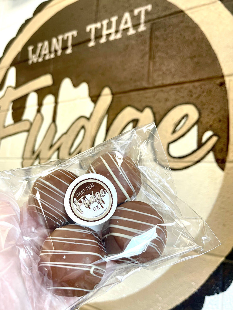 Fudge Bites - Vanilla fudge & Milk Chocolate - 4 Pack *Posted in 1-3 working days*