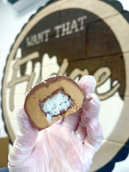 Rolled Fudge with Bounty *Posted in 1-3 working days*