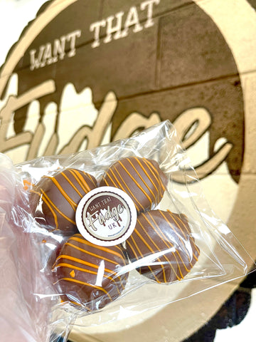 Fudge Bites - Chocolate Orange - 4 Pack *Posted in 1-3 working days*