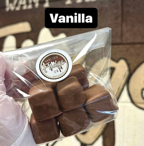 VANILLA Chocolate Coated Fudge Chunks *Posted in 1-3 working days*