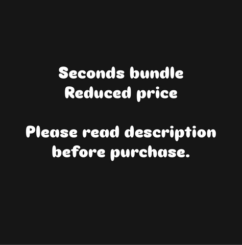 SECONDS bundle please read description *posted same day when ordered on its own by 2pm*