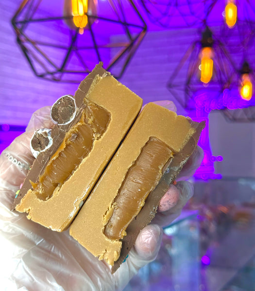 Easter Fudge Pies - Caramel