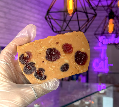 Cherry Bakewell Fudge Slice *dispatch in 1-2 working days*